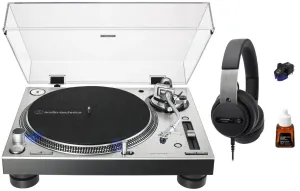 Audio-Technica Bedroom DJ Promo Silver SET Argent Platine vinyle DJ