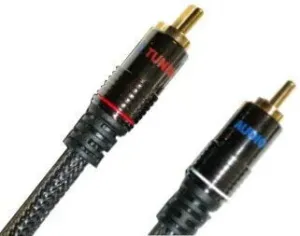 Audio Tuning 2 RCA - 2 RCA 0,25 m Noir Câble audio Hi-Fi
