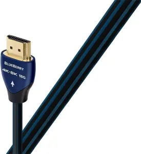 AudioQuest Blueberry 1 m Bleu-Noir Hi-Fi Câble vidéo