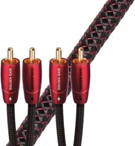 AudioQuest Golden Gate 0,6 m Rouge Câble audio Hi-Fi