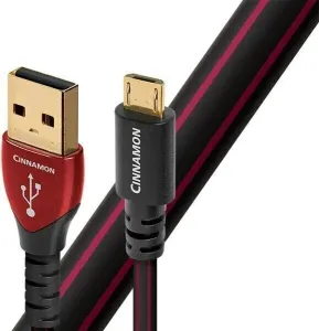 AudioQuest Cinnamon 0,75 m Noir-Rouge Câble USB Salut-Fi #678690