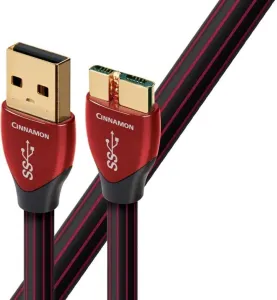 AudioQuest Cinnamon 0,75 m Noir-Rouge Câble USB Salut-Fi #678691