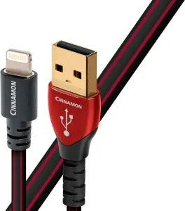 AudioQuest Cinnamon 1,5 m Noir-Rouge Câble USB Salut-Fi #678694