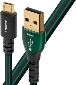 AudioQuest Forest 0,75 m Noir-Vert Câble USB Salut-Fi
