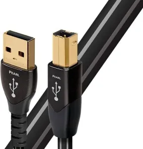 AudioQuest Pearl 0,75 m Blanc-Noir Câble USB Salut-Fi