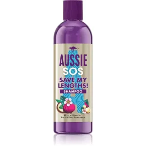 Aussie SOS Save My Lengths! shampoing régénérant pour cheveux fins et abîmés pour femme 290 ml