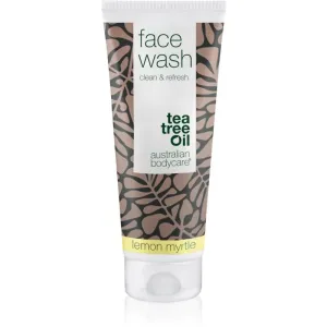 Australian Bodycare Tea Tree Oil Lemon Myrtle gel nettoyant visage pour peaux à problèmes 100 ml