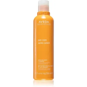 Aveda Sun Care Hair and Body Cleanser shampoing et gel de douche 2 en 1 pour cheveux exposés au chlore, au soleil et à l'eau salée 250 ml