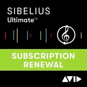 AVID Sibelius Ultimate 1Y Subscription - EDU (Renewal) (Produit numérique)