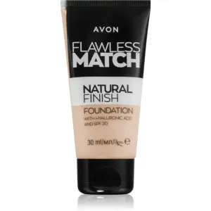 Avon Flawless Match Natural Finish fond de teint hydratant SPF 20 teinte 115P Pale Pink 30 ml