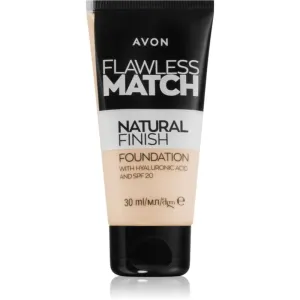 Avon Flawless Match Natural Finish fond de teint hydratant SPF 20 teinte 140P Light Ivory 30 ml