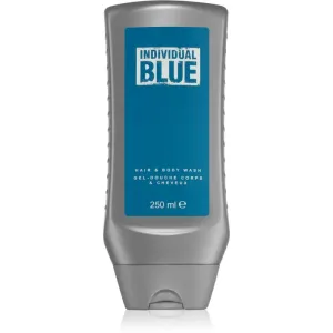 Avon Individual Blue gel douche parfumé 2 en 1 pour homme 250 ml