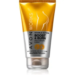 Avon Works Boost & Burn lait amincissant anti-cellulite corps 150 ml