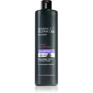 Avon Advance Techniques Colour Correction shampoing violet pour cheveux blonds et méchés 400 ml