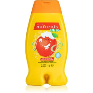 Avon Naturals Kids Amazing Apple shampoing et après-shampoing 2 en 1 pour enfant avec parfums Amazing Apple 250 ml