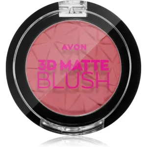 Avon 3D Matte blush effet mat teinte Warm Flush 3,6 g