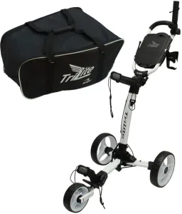 Axglo TriLite 3-Wheel SET White/White Chariot de golf manuel
