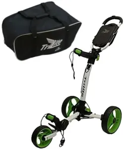 Axglo TriLite SET White/Green Chariot de golf manuel