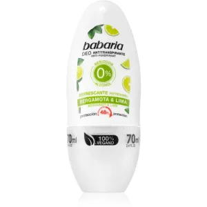 Babaria Bergamot & Lime anti-transpirant roll-on effet 48h 70 ml