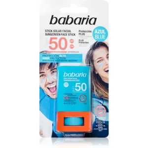 Babaria Blue Face Sun Stick stick hydratant protecteur visage et zones sensibles SPF 50 20 ml