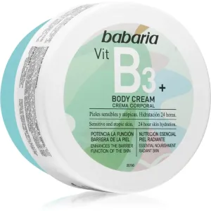 Babaria Vitamin B3 crème pour le corps pour peaux sensibles 400 ml