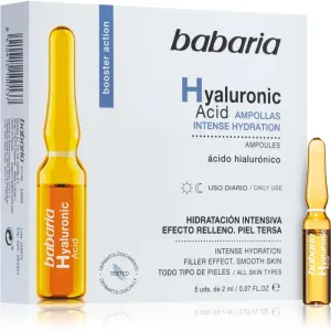 Babaria Hyaluronic Acid ampoules à l'acide hyaluronique 5 x 2 ml