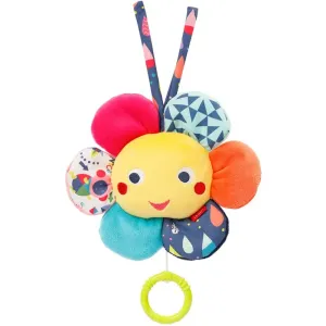 BABY FEHN Music Box Color Flower jouet contrasté à suspendre avec mélodie 1 pcs