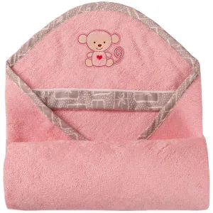 Babymatex Bamboo serviette avec capuche Pink 100x100 cm