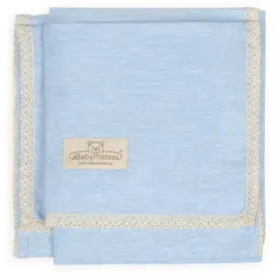 Babymatex Linen couverture pour enfant Blue 75x100 cm