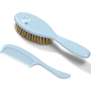 BabyOno Take Care Hairbrush and Comb III ensemble Blue(pour bébé)
