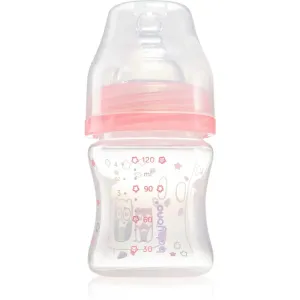 BabyOno Baby Bottle biberon anti-colique 0m+ Pink 120 ml