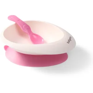 BabyOno Be Active Bowl with a Spoon service de table Pink 6 m+ 1 pcs