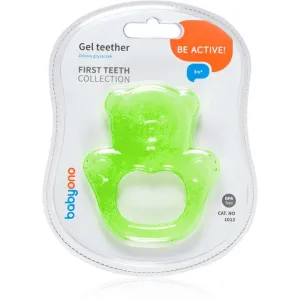 BabyOno Be Active Gel Teether jouet de dentition Green Bear 1 pcs