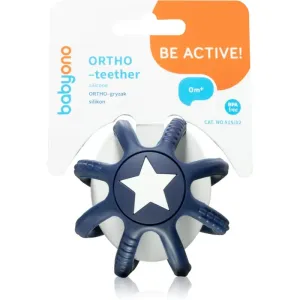 BabyOno Be Active Ortho jouet de dentition pour bébé Blue 1 pcs
