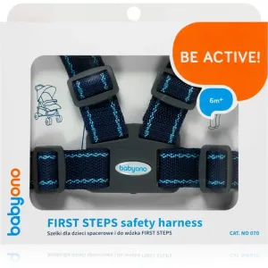 BabyOno Be Active Safety Harness First Steps accessoires cheveux pour enfant Dark Blue 6 m+ 1 pcs