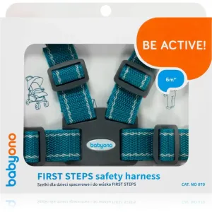 BabyOno Be Active Safety Harness First Steps accessoires cheveux pour enfant Green 6 m+ 1 pcs
