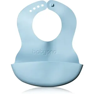 BabyOno Be Active Soft Bib with Adjustable Lock bavoir Blue 6 m+ 1 pcs