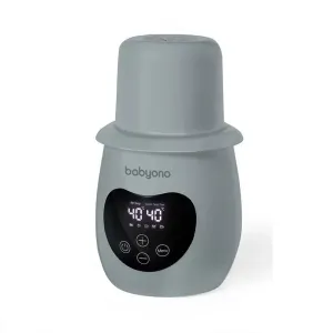 BabyOno Get Ready Electronic Bottle Warmer and Steriliser Chauffe-biberon multifonctionnel Grey 1 pcs