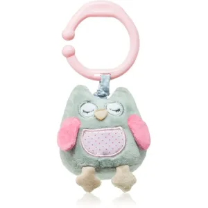 BabyOno Have Fun Musical Toy for Children jouet contrasté à suspendre avec mélodie Owl Sofia Pink 1 pcs