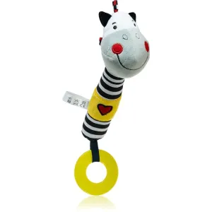 BabyOno Squeaky Toy with Teether jouet sonore avec anneau de dentition Zebra Zack 1 pcs