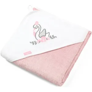 BabyOno Take Care Bamboo Towel serviette avec capuche Pink 85x85 cm