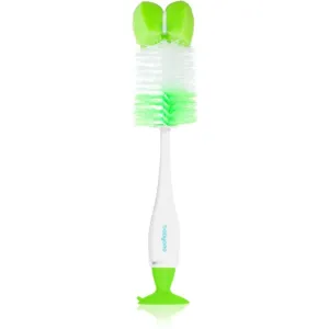 BabyOno Take Care Brush for Bottles and Teats brosse de nettoyage avec ventouse Green 1 pcs