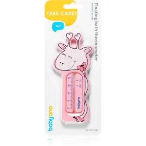 BabyOno Take Care Floating Bath Thermometer thermomètre enfant pour le bain Pink Giraffe 1 pcs