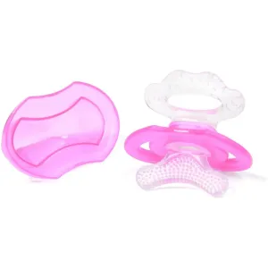 BabyOno Teether jouet de dentition 3m+ Pink 1 pcs