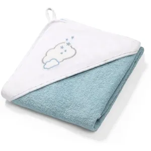 BabyOno Towel serviette avec capuche 76 x 76 cm Blue 1 pcs