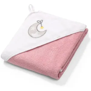 BabyOno Towel serviette avec capuche 76 x 76 cm Pink 1 pcs