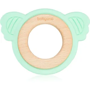 BabyOno Wooden & Silicone Teether jouet de dentition Koala 1 pcs