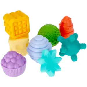 Bam-Bam Set of Textured Toys jouet d’activité 6m+ 8 pcs