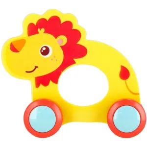 Bam-Bam Toy on Wheels jouet à tirer 18m+ Lion 1 pcs
