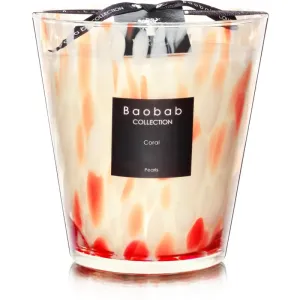 Baobab Collection Pearls Coral bougie parfumée 16 cm